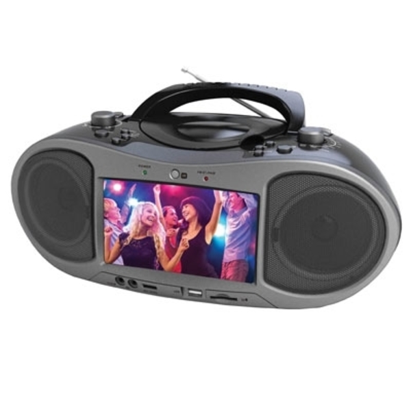 Naxa 7" Bluetooth DVD Boombox, NDL256 NDL256